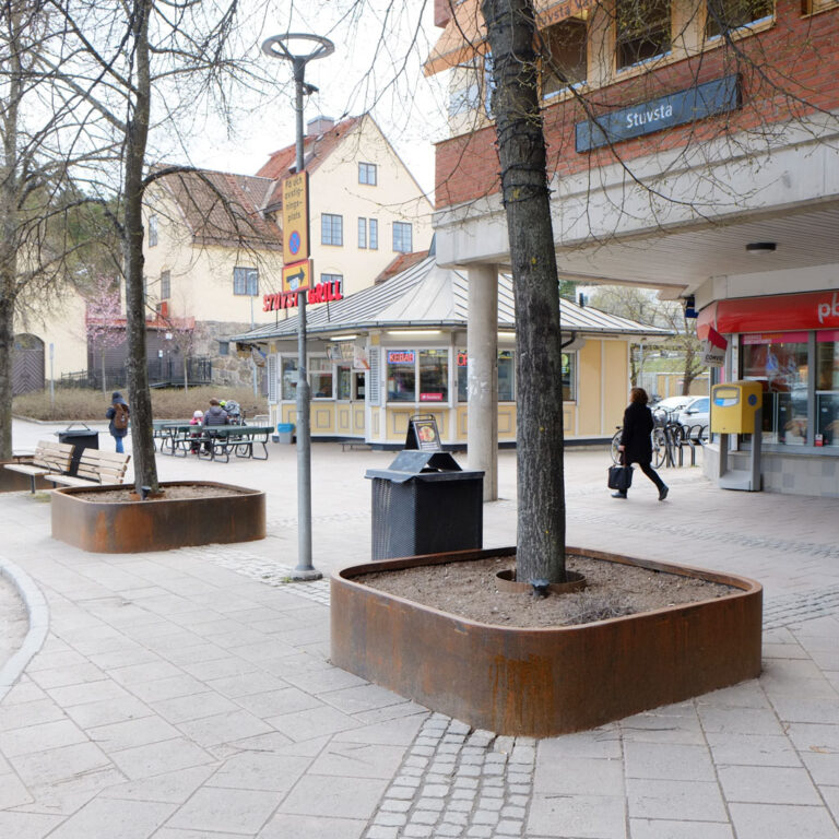 renovering av stadsträd i Huddinge Kommun