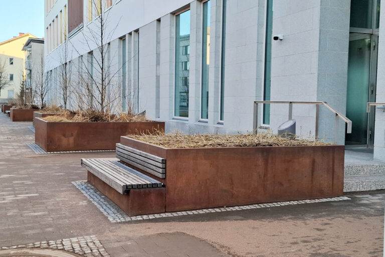 corten i stadsmiljö