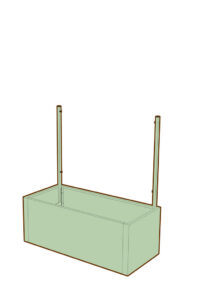 green city planter screen lackar i ral kulör 6019