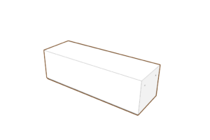 minimalistiskt bord i betong