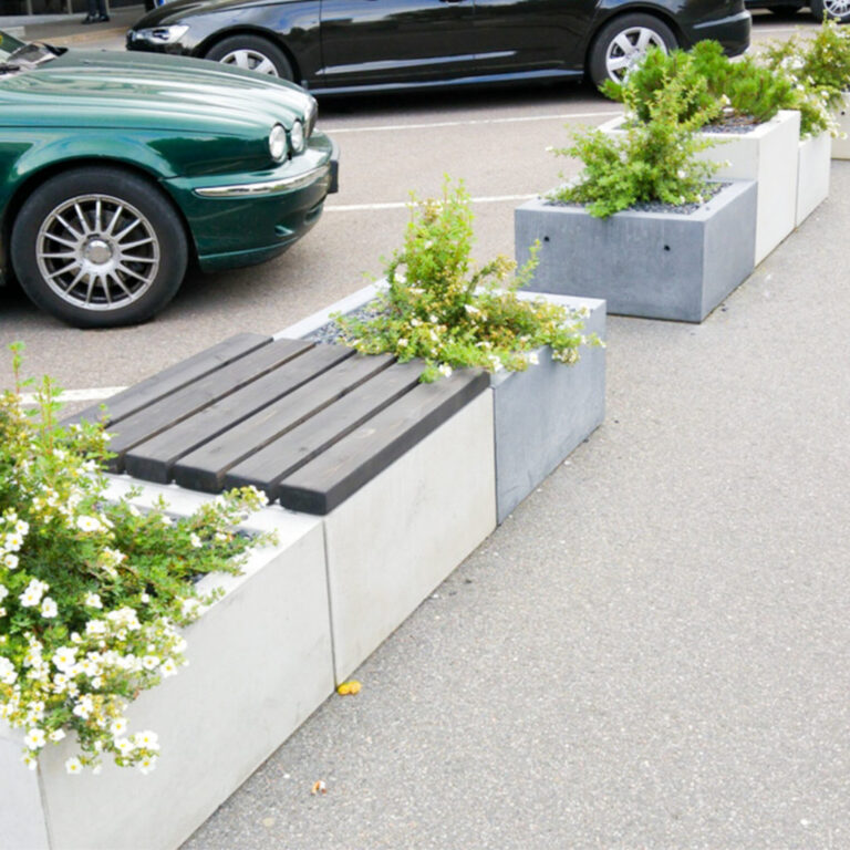 planteringskärl som trafikhinder
