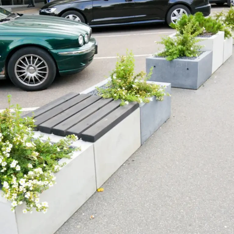 planteringskärl som trafikhinder