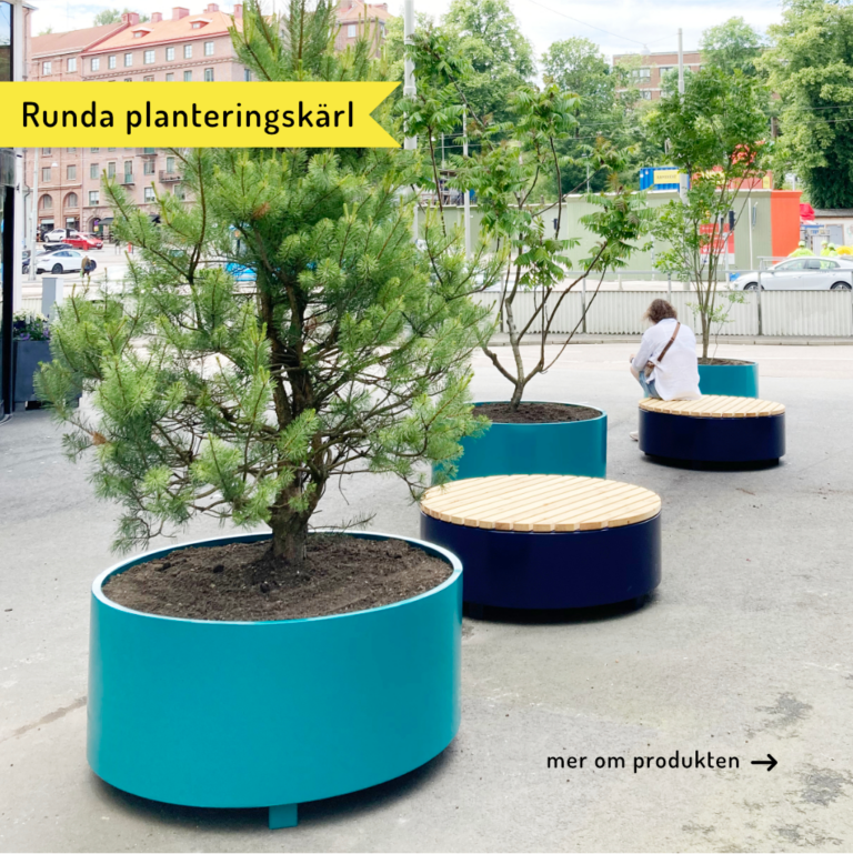 runda planteringskärl